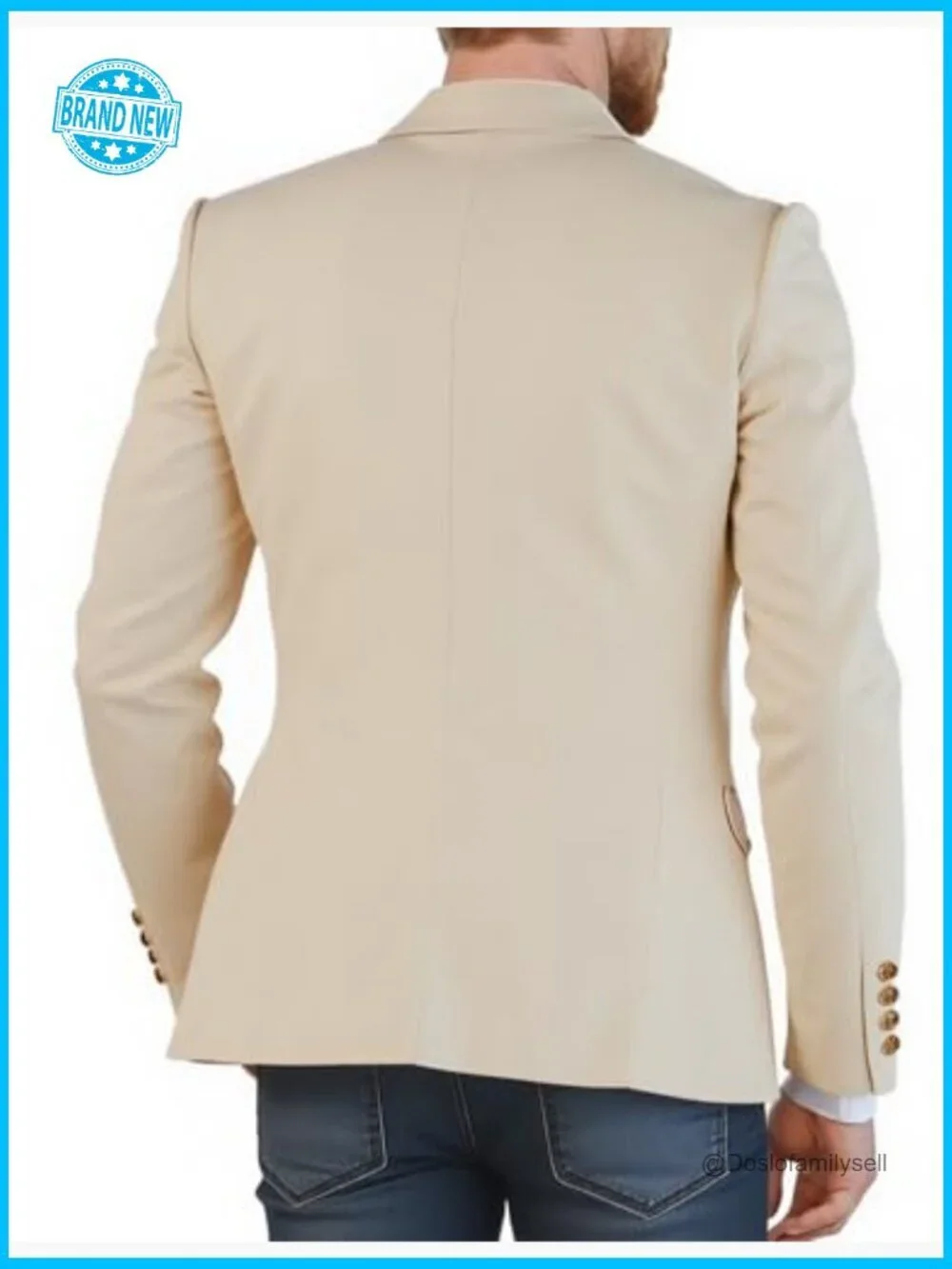 Vintage Western Embroidered Blazer Tailored Fit Cotton Linen Lightweight Jacket